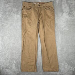 Urban Pipeline Pants Mens 36x32 Khaki Brown Slim Straight Cotton Casual‎ Chino